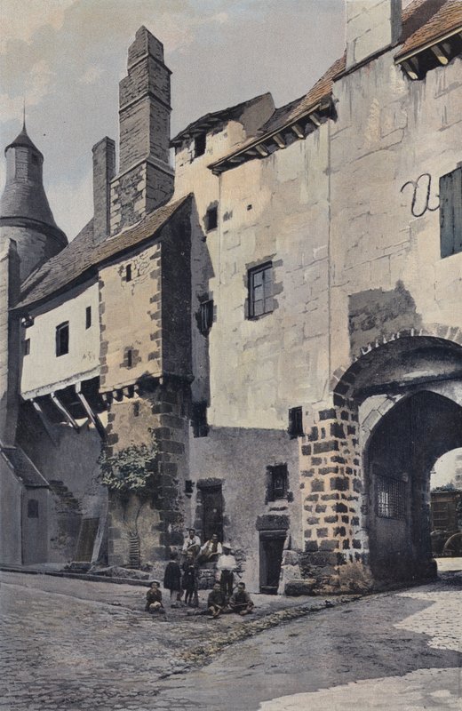 Saint-Benoit-du-Sault, brama miejska i dzwonnica autorstwa French Photographer