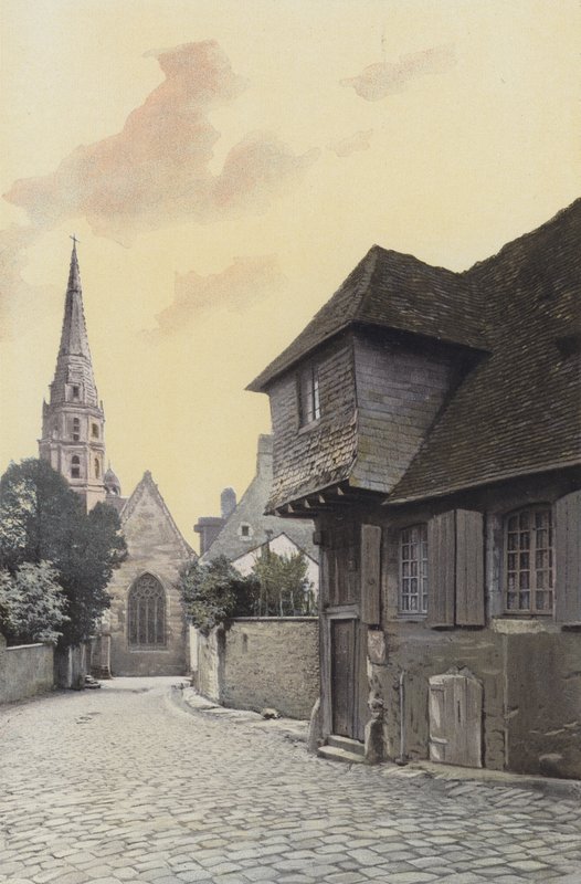 Saint-Calais, Stary dom autorstwa French Photographer