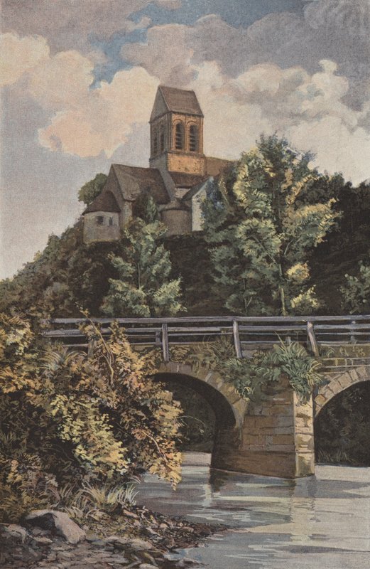 Saint-Ceneri, kościół, zestaw nr autorstwa French Photographer