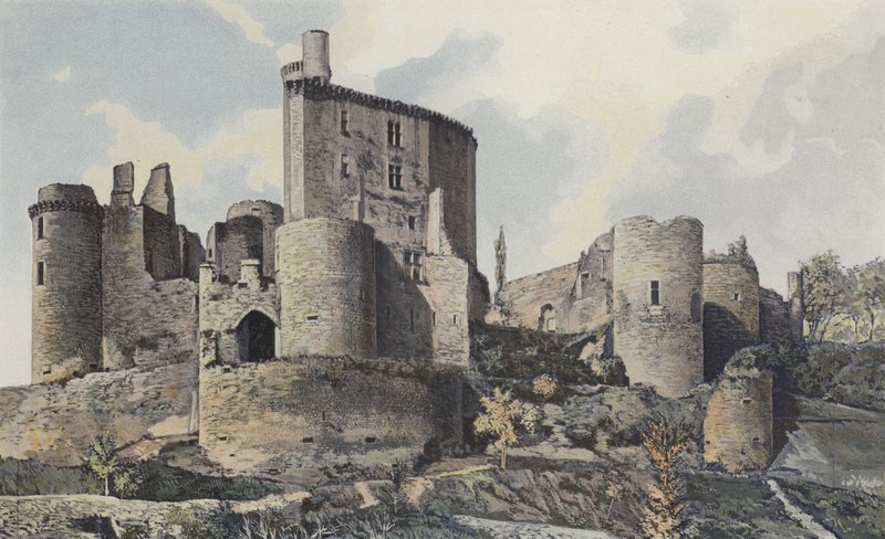 Saint-Front, Chateau de Bonaguil, Razem S O autorstwa French Photographer