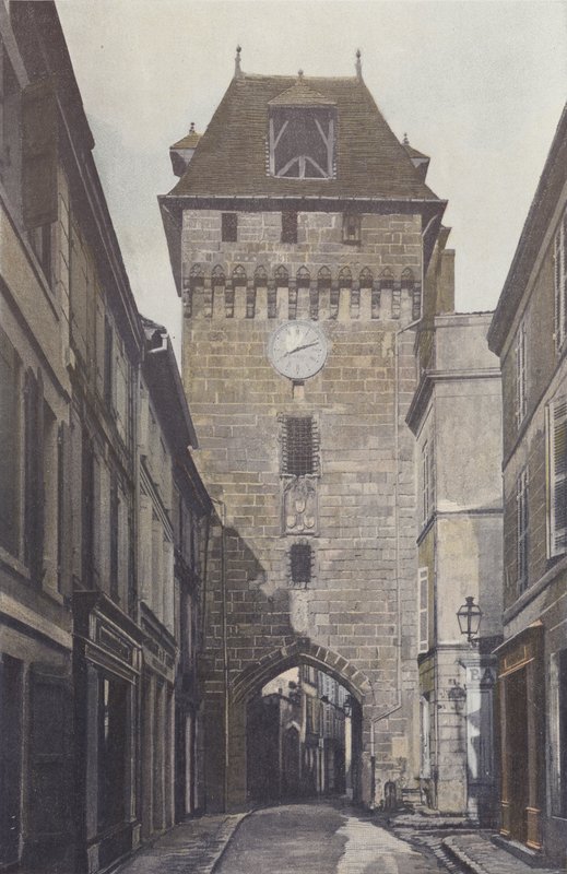 Saint-Jean-Dangely, Brama Zegarowa autorstwa French Photographer