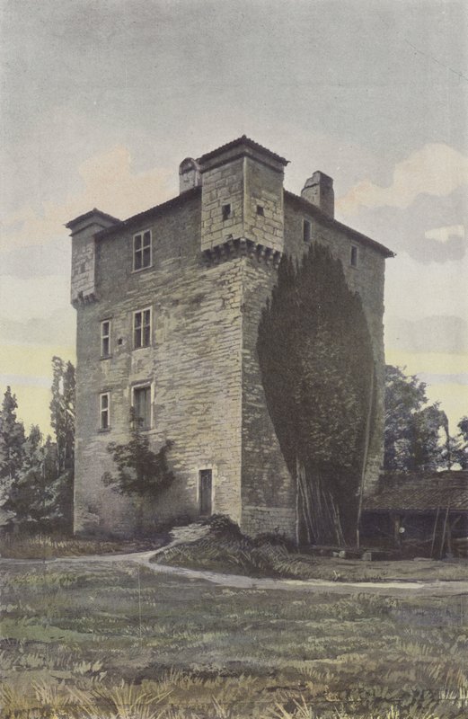 Saint-Jean-Poutge, Moulin de Herreboue autorstwa French Photographer