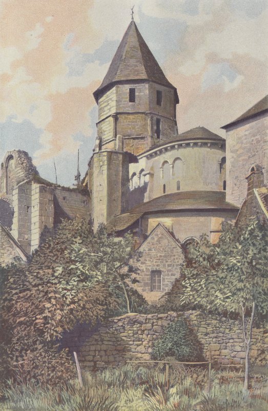 Saint-Robert, Kościół, Razem N E autorstwa French Photographer