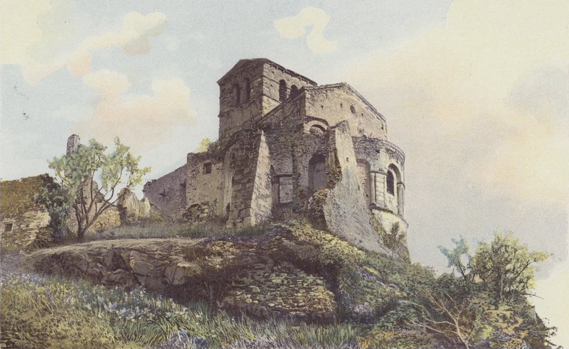 Saint-Romain-le-Puy, Kościół autorstwa French Photographer