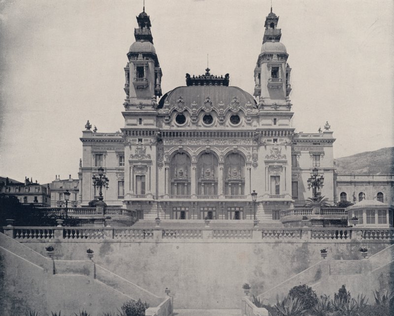 Kasyno nad morzem (zdjęcie czarno-białe) autorstwa French Photographer
