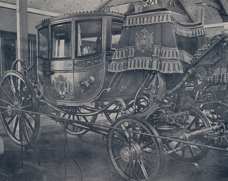 Wagon Państwowy Napoleona I (zdjęcie czarno-białe) autorstwa French Photographer