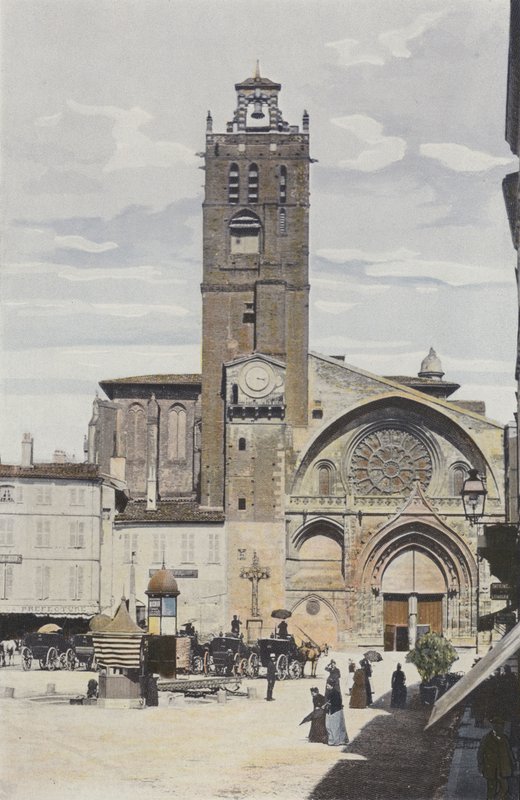 Tuluza, Kościół Saint-Etienne, Fasada O autorstwa French Photographer