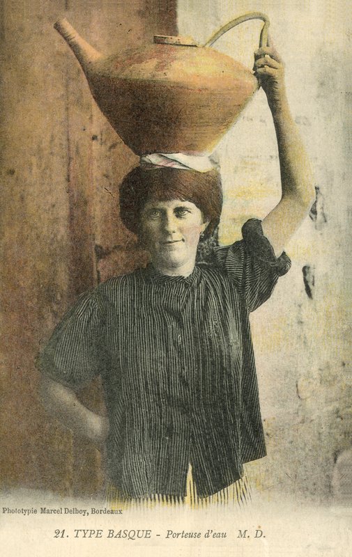 Typ baskijski, przewoźnik wody autorstwa French Photographer