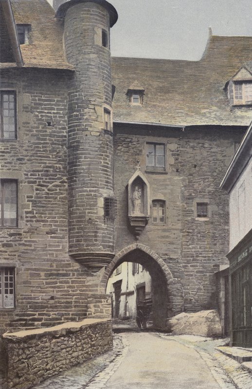 Uzerche, brama starego miasta, strona wjazdowa autorstwa French Photographer