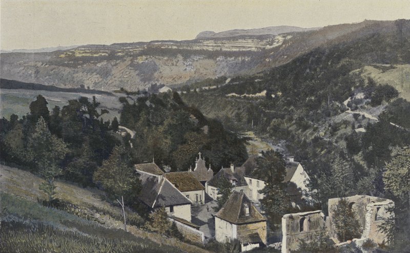 Vaucluse, budynki opactwa autorstwa French Photographer