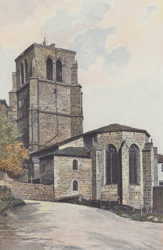 Verrieres, Eglise autorstwa French Photographer