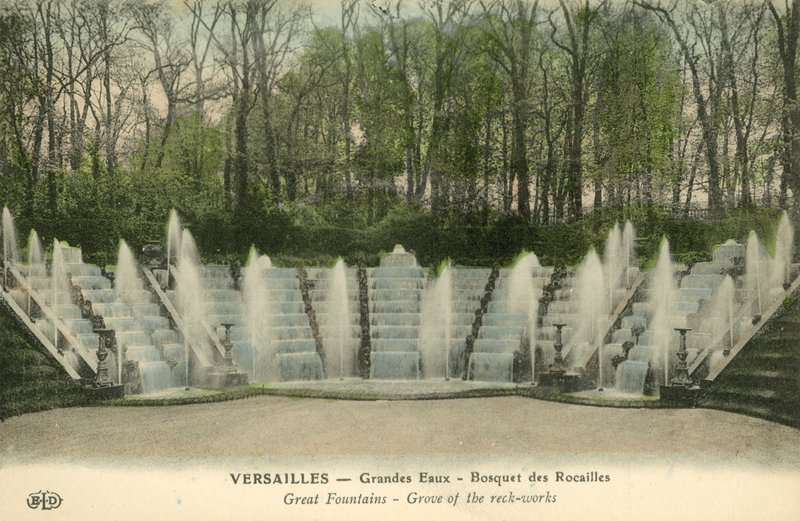 Wersal, Grand Eaux, Gaj Rockeries autorstwa French Photographer