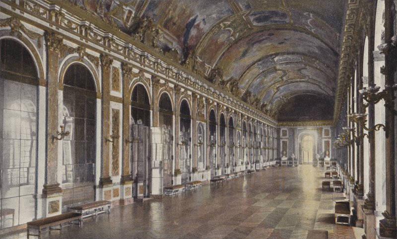 Wersal, Wielka Sala Lustrzana autorstwa French Photographer