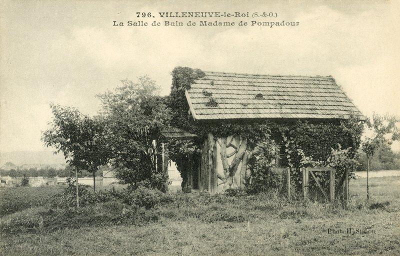 Villeneuve-Le-Roi, łazienka Madame De Pompadour autorstwa French Photographer