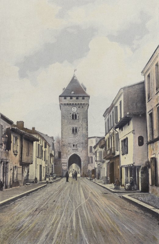 Villeneuve-sur-Lot, Porte de Pujols autorstwa French Photographer