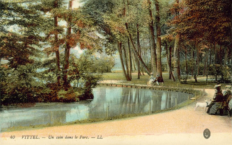 Vittel, Park autorstwa French Photographer