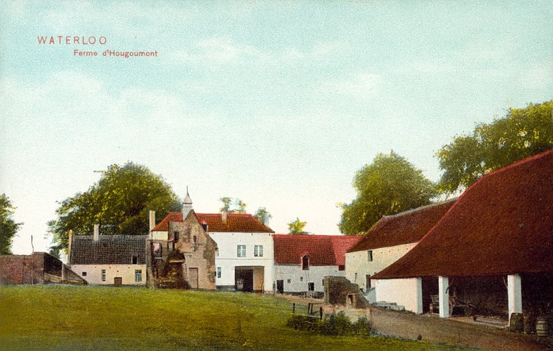 Waterloo, gospodarstwo Hougoumont autorstwa French Photographer