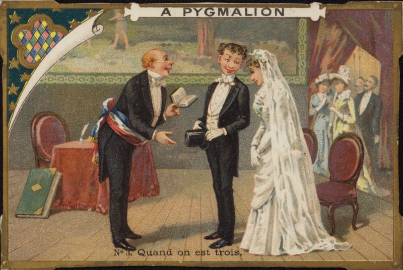 Pigmalion autorstwa French School