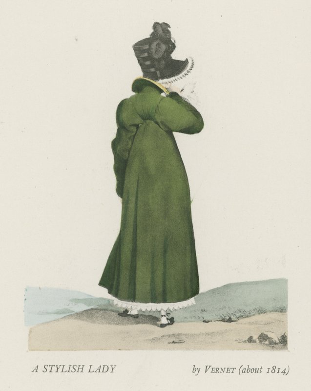 Stylowa dama (ok. 1814) autorstwa French School