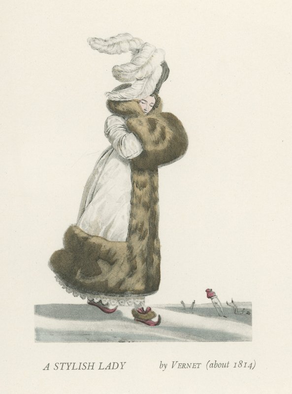 Stylowa dama (ok. 1814) autorstwa French School