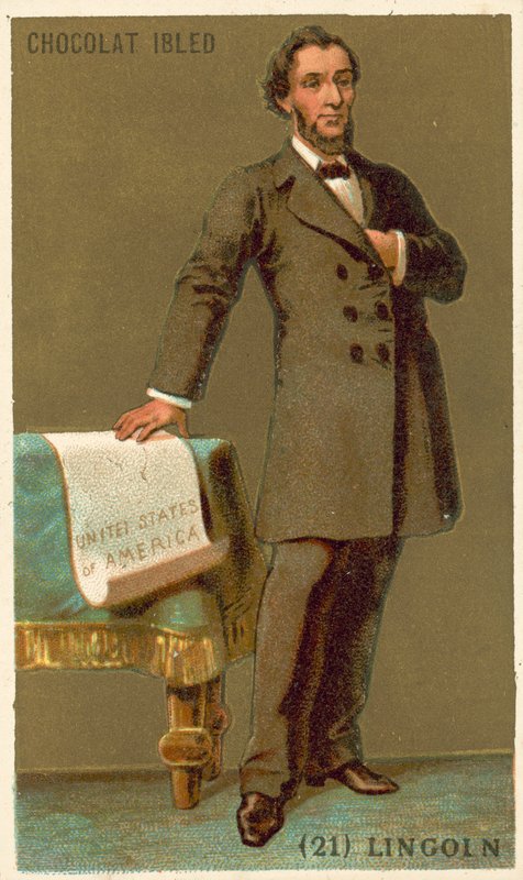 Abraham Lincoln, amerykański polityk autorstwa French School