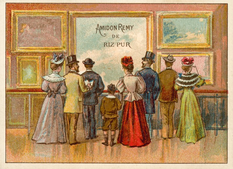 Reklama Amidon Remy de Riz Pur (chromolitho) autorstwa French School