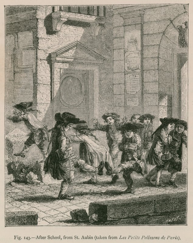 Po szkole, z St. Aubin (zaczerpnięte z Les Petits Polissons de Paris) autorstwa French School