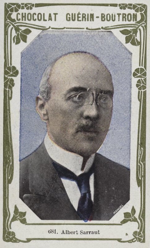 Albert Sarraut (kolorowe zdjęcie) autorstwa French School