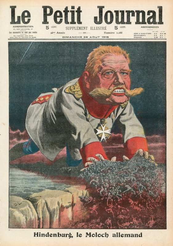 Albert von Hindenburg autorstwa French School
