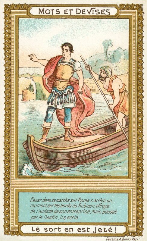 Kość jest odlewana (Kość jest odlewana) (chromolitho) autorstwa French School