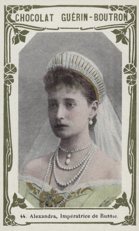 Aleksandra, cesarzowa Rosji (kolorowe zdjęcie) autorstwa French School
