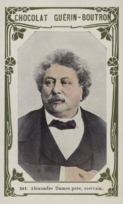 Alexandre Dumas ojciec, pisarz (kolorowe zdjęcie) autorstwa French School