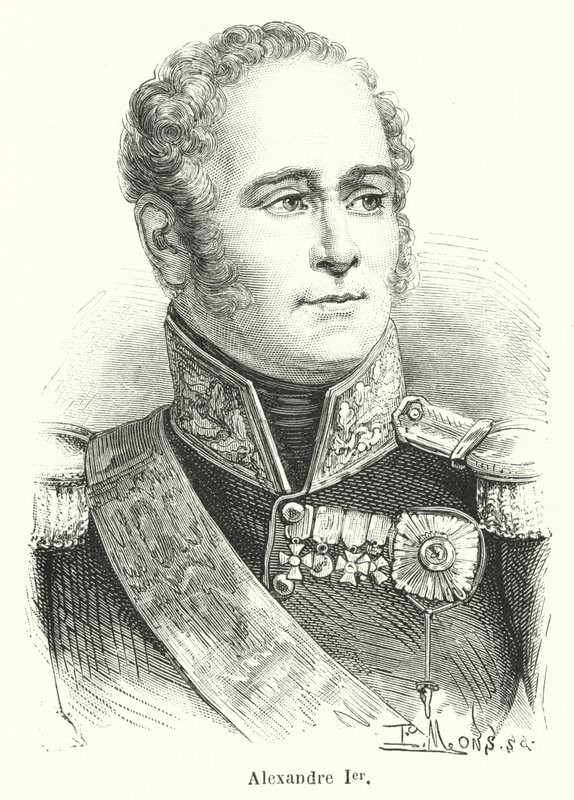 Alexandre Ier (Grawerowanie) autorstwa French School