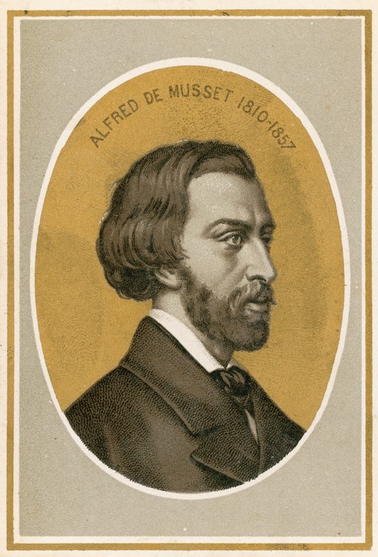 Alfred de Musset autorstwa French School