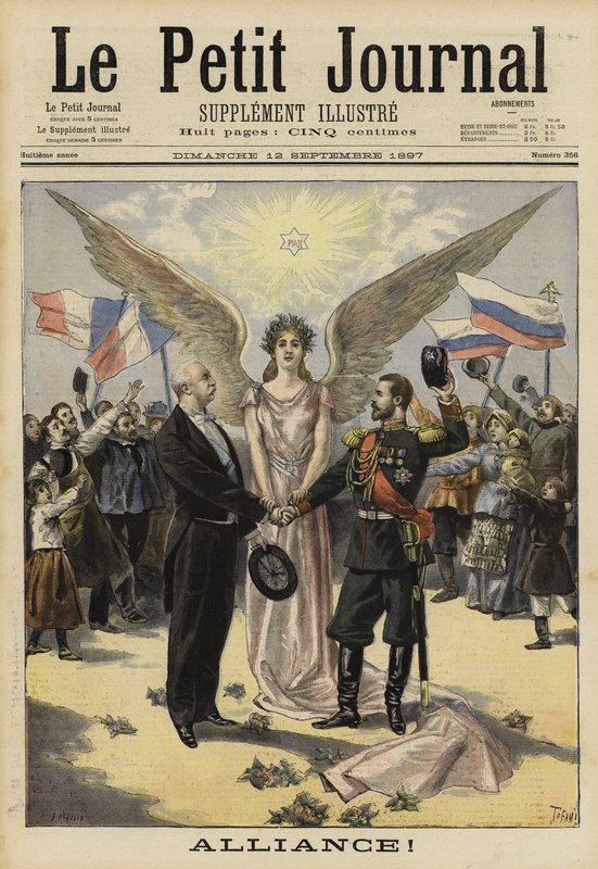 Sojusz między Francją a Rosją, 1897 autorstwa French School