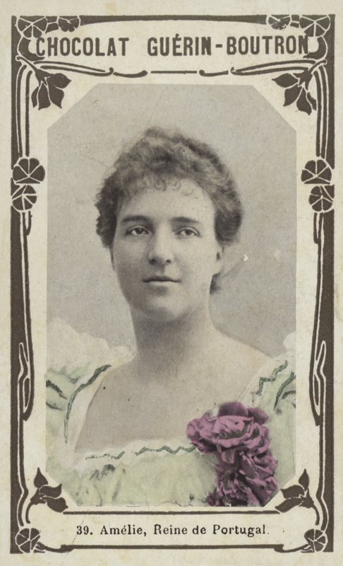 Amelie, Reine de Portugal (kolorowe zdjęcie) autorstwa French School