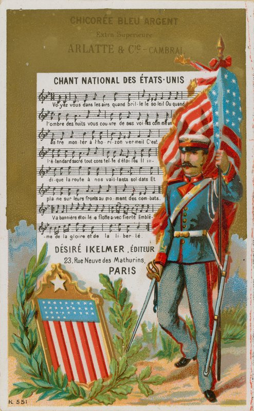 Hymn Ameryki autorstwa French School