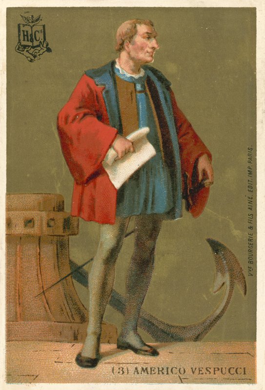 Amerigo Vespucci, włoski nawigator autorstwa French School
