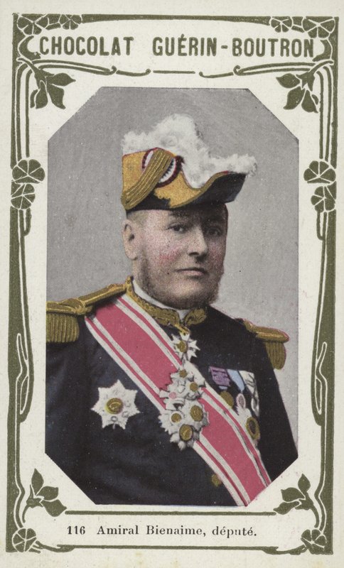 Admirał Bienaime, MP (kolorowe zdjęcie) autorstwa French School