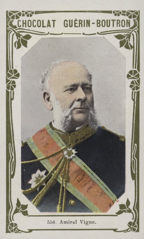 Amiral Vigne (kolorowe zdjęcie) autorstwa French School