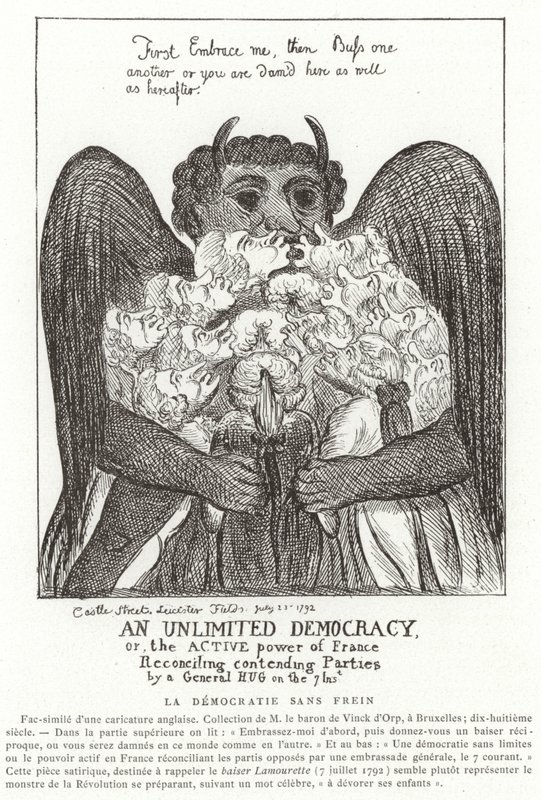 Nieograniczona demokracja, 1792 autorstwa French School