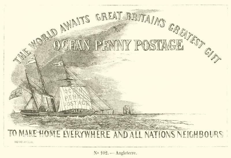 Angleterre (grawerowanie) autorstwa French School