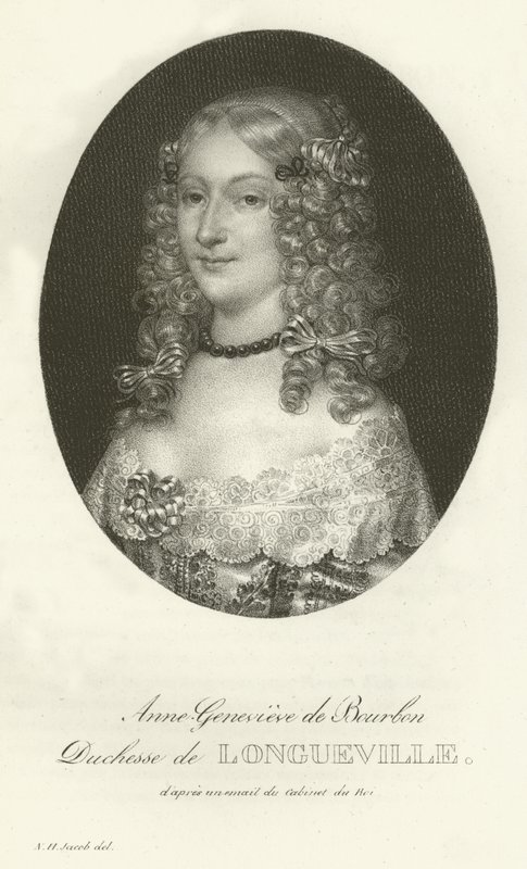Anne-Geneviève de Bourbon, księżna Longueville autorstwa French School