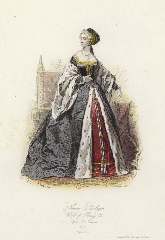 Anna Boleyn, druga żona Henryka VIII z Anglii autorstwa French School