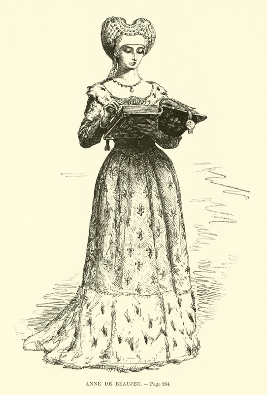 Anna z Beaujeu autorstwa French School