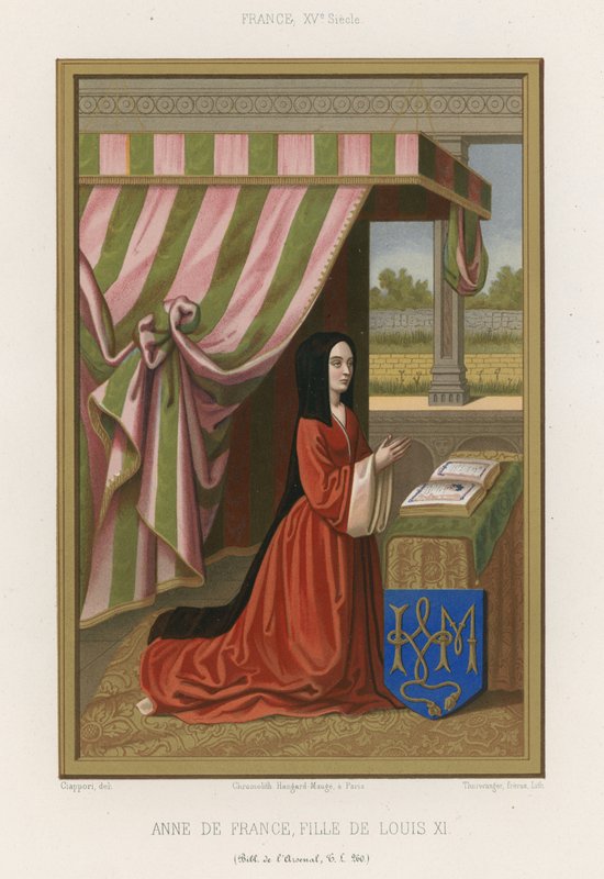 Anna z Francji autorstwa French School
