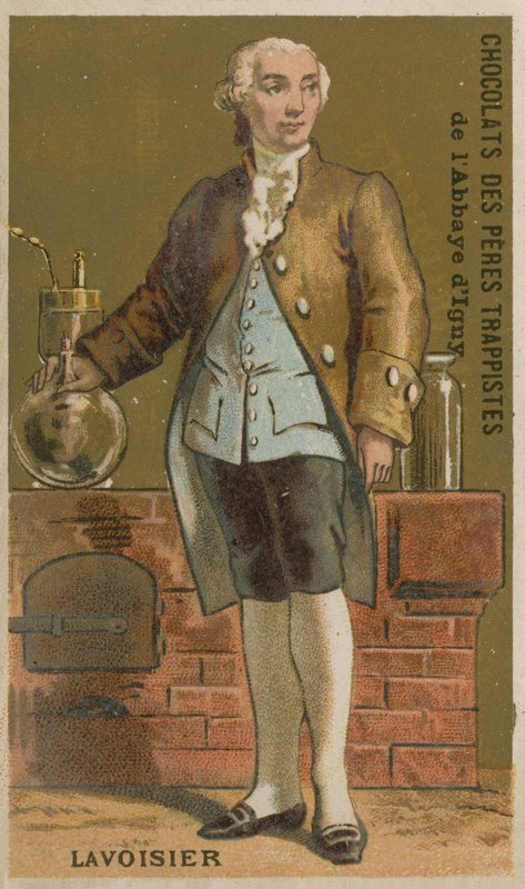 Antoine Lavoisier, francuski chemik autorstwa French School