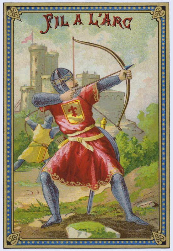 Łucznik (chromolitho) autorstwa French School