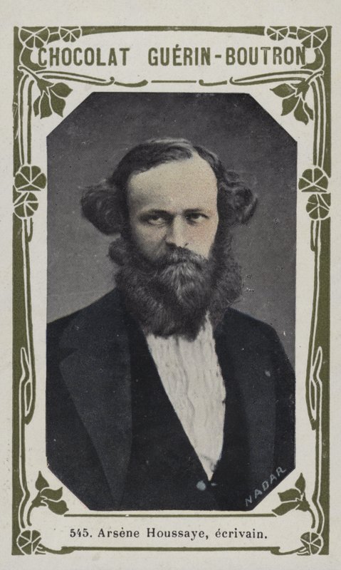 Arsene Houssaye, ecrivain (kolorowe zdjęcie) autorstwa French School
