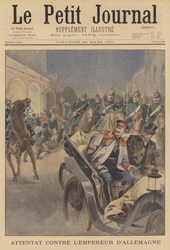 Próba zabójstwa cesarza Wilhelma II Niemiec autorstwa French School